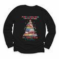 Just a Girl Who Loves Books All Booked For Christmas Youth Long Sleeve Tee Just a Girl Who Loves Books All Booked For Christmas Youth Long Sleeve Tee