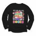 Just A Girl Who Loves Books Reading Library Youth Long Sleeve Tee