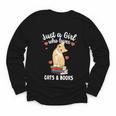 Just a Girl Who Loves Cats And Books Reading Cat & Bookworm Youth Long Sleeve Tee Just a Girl Who Loves Cats And Books Reading Cat & Bookworm Youth Long Sleeve Tee