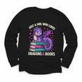 Just a Girl Who Loves Dragons And Books Reading Youth Long Sleeve Tee