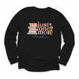 Just One More Chapter Book Lovers Reading Teacher Youth Long Sleeve Tee