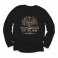Just One More Chapter Bookish Book Reading Teal Beige Youth Long Sleeve Tee