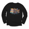 Just One More Chapter Floral Book Reading Teacher Bookworm Youth Long Sleeve Tee