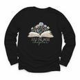 Just One More Chapter Floral Book Wildflower Aesthetic Art Youth Long Sleeve Tee