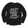 Just One More Chapter Reading Book Lover Bibliophile Youth Long Sleeve Tee Just One More Chapter Reading Book Lover Bibliophile Youth Long Sleeve Tee