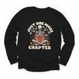 Just One More Chapter Skeleton Reading Book Lover Youth Long Sleeve Tee Just One More Chapter Skeleton Reading Book Lover Youth Long Sleeve Tee