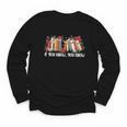 If You Know You Know 6 7 Six Seven Meme Floral Book Lover Youth Long Sleeve Tee