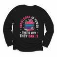 Knowledge Is Power Book Club Librarian Read Banned Books Youth Long Sleeve Tee Knowledge Is Power Book Club Librarian Read Banned Books Youth Long Sleeve Tee