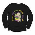 Let The Good Books Roll Mardi Gras Reading Youth Long Sleeve Tee