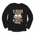 Librarian A Book A Day For Book Lover Reading Library Youth Long Sleeve Tee