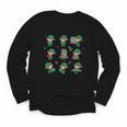 Librarian Book Lover Christmas Elf Reading Joy Youth Long Sleeve Tee