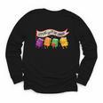 Librarian Let's All Go To The Library Cute Groovy Book Lover Youth Long Sleeve Tee