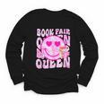 Library Book Fair Queen Vibe Groovy Tie Dye School Reading Youth Long Sleeve Tee Library Book Fair Queen Vibe Groovy Tie Dye School Reading Youth Long Sleeve Tee