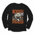 Library Halloween Book Lover Ghost With Books Youth Long Sleeve Tee Library Halloween Book Lover Ghost With Books Youth Long Sleeve Tee