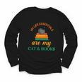 My Life Essentials Are Cat And Books Youth Long Sleeve Tee My Life Essentials Are Cat And Books Youth Long Sleeve Tee