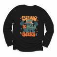 Lifting To Hold More Books Weightlifting Workout Bookish Youth Long Sleeve Tee Lifting To Hold More Books Weightlifting Workout Bookish Youth Long Sleeve Tee
