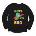 Little Cute Superhero Brother Comic Book Baby Bro Youth Long Sleeve Tee Little Cute Superhero Brother Comic Book Baby Bro Youth Long Sleeve Tee