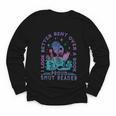 I Look Better Bent Over A Book Smut Reader Bookish Youth Long Sleeve Tee