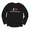 I LOVE BOOK RESTORATION Youth Long Sleeve Tee