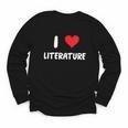 I Love Literature Heart Books Writing Reading Read Write Youth Long Sleeve Tee I Love Literature Heart Books Writing Reading Read Write Youth Long Sleeve Tee