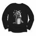 I Love Trashy Book Club Raccoon No Shelf Control Weirdcore Youth Long Sleeve Tee I Love Trashy Book Club Raccoon No Shelf Control Weirdcore Youth Long Sleeve Tee