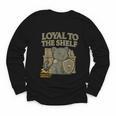 Loyal To The Shelf Knight Panther Book Lover Youth Long Sleeve Tee