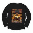 Man Reading Book Black History Month Book Lover Afro Youth Long Sleeve Tee Man Reading Book Black History Month Book Lover Afro Youth Long Sleeve Tee