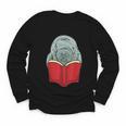 Manatee Reading Books Sea Animal Manatee Youth Long Sleeve Tee Manatee Reading Books Sea Animal Manatee Youth Long Sleeve Tee