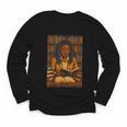 Melanin Girl Locs Book Lover Librarian Teacher Student Youth Long Sleeve Tee