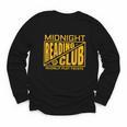 Midnight Reading Club Night Owl Book Readers Youth Long Sleeve Tee