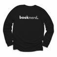 Minimalist Book Lover Book Nerd Youth Long Sleeve Tee