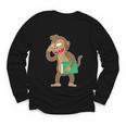 Monkey With a Book Youth Long Sleeve Tee