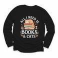 All I Need Is Books And Cats Reading Youth Long Sleeve Tee