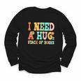 I Need A Huge Stack Of Books Reading Bookworm Joke Youth Long Sleeve Tee