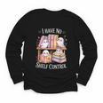 I Have No Shelf Control Ghost Reading Books Pun Youth Long Sleeve Tee I Have No Shelf Control Ghost Reading Books Pun Youth Long Sleeve Tee