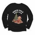 North Pole Book Club Gingerbread Christmas Reading Youth Long Sleeve Tee