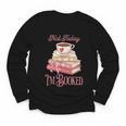 Not Today I'm Booked Book Lover Book Stack Coquette Bow Youth Long Sleeve Tee Not Today I'm Booked Book Lover Book Stack Coquette Bow Youth Long Sleeve Tee