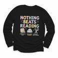 Nothing Beats Reading Book Librarian Across America Kids Youth Long Sleeve Tee