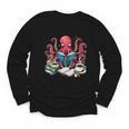 Octopus Reading Book Coffee Lover Bookaholic Bookworm Reader Youth Long Sleeve Tee Octopus Reading Book Coffee Lover Bookaholic Bookworm Reader Youth Long Sleeve Tee