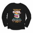 Once Upon A Time There Was A Girl Who Loves Books And Cats Youth Long Sleeve Tee Once Upon A Time There Was A Girl Who Loves Books And Cats Youth Long Sleeve Tee