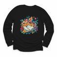 Open Book With Colorful Floral Reading Magic Youth Long Sleeve Tee Open Book With Colorful Floral Reading Magic Youth Long Sleeve Tee