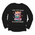 Owl You Need Is A Good Book Cute Love To Read Back 2 School Youth Long Sleeve Tee Owl You Need Is A Good Book Cute Love To Read Back 2 School Youth Long Sleeve Tee