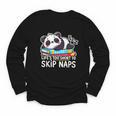 Panda Napping On Books Life’s Too Short To Skip Naps Youth Long Sleeve Tee Panda Napping On Books Life’s Too Short To Skip Naps Youth Long Sleeve Tee