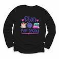 Plan For Today Coffee Yarn Books Sewing Knitter Knitting Youth Long Sleeve Tee Plan For Today Coffee Yarn Books Sewing Knitter Knitting Youth Long Sleeve Tee