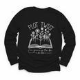 Plot Twist I'm Going To Be A Big Sister Literary Book Kids Youth Long Sleeve Tee
