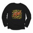 POW Comic Book Retro Artwork – Cartoon Collector Youth Long Sleeve Tee