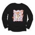 Preppy Coquette Bow Ghost Reading Books Halloween Book Youth Long Sleeve Tee Preppy Coquette Bow Ghost Reading Books Halloween Book Youth Long Sleeve Tee