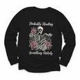 Probably Reading Something Unholy Book Lovers Youth Long Sleeve Tee