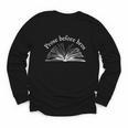 Prose Before Bros Book Lover Literary Reading Youth Long Sleeve Tee Prose Before Bros Book Lover Literary Reading Youth Long Sleeve Tee