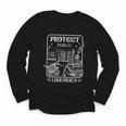 Protect Public Libraries Support Local Librarian Book Lover Youth Long Sleeve Tee